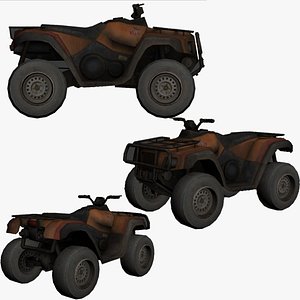 3D Quad-ATV-Bike-001 model