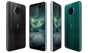 nokia 7 2 colors 3D model