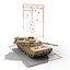 m1 abrams 2 rigged 3d model