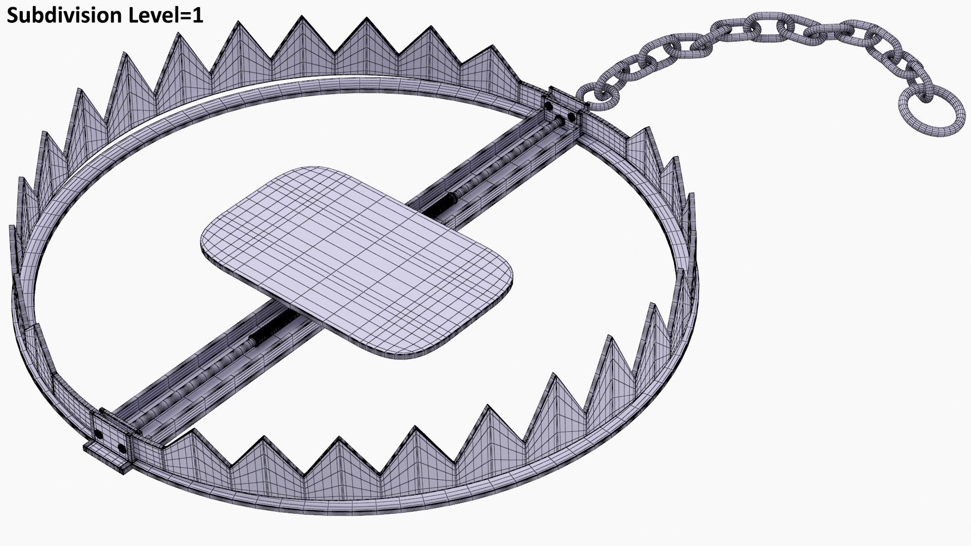 Bear Trap 02 3D Model - TurboSquid 2160680