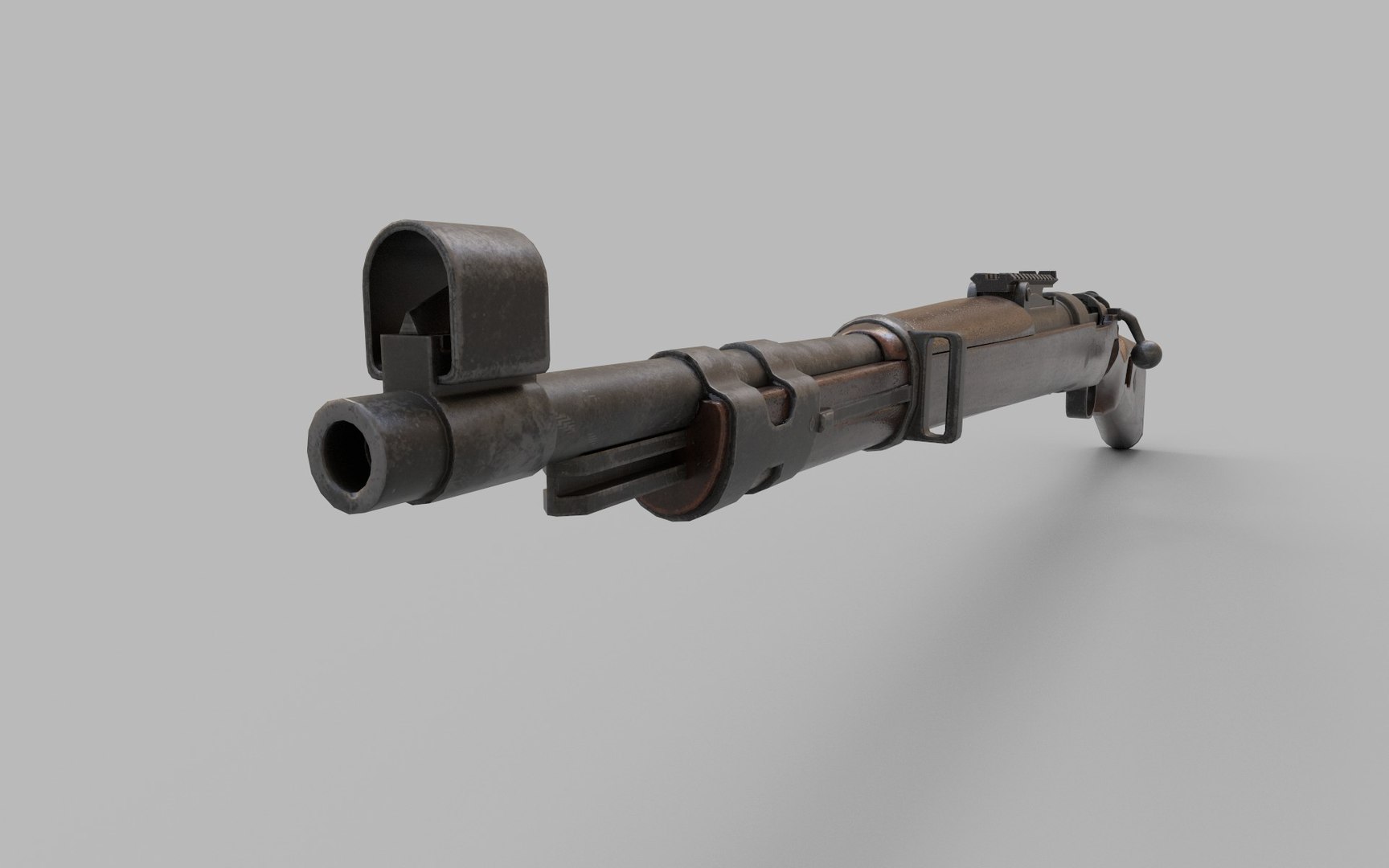 3D Karabiner Rifle Mauser 98 K Low-poly - TurboSquid 1836319