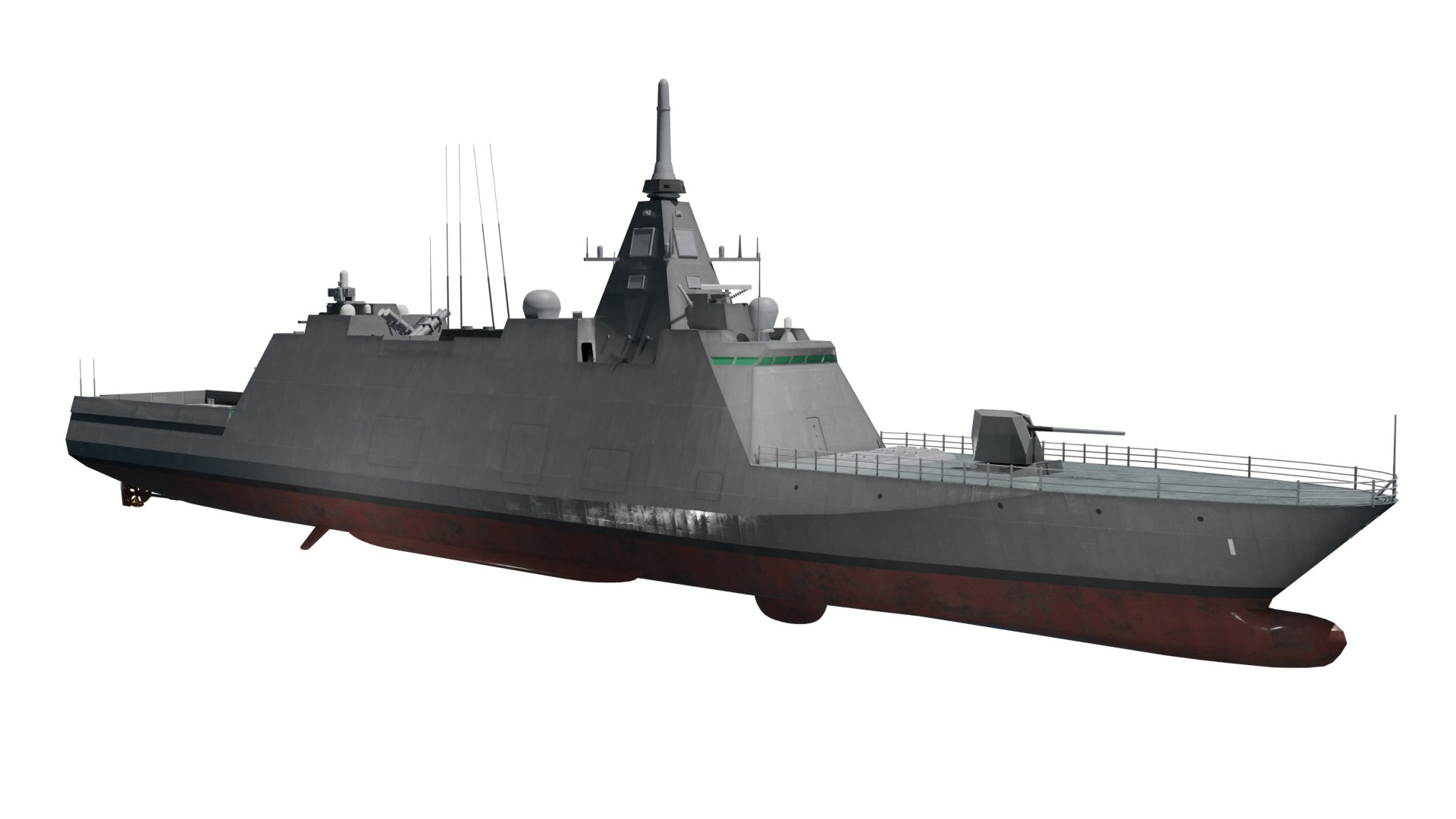 3D JMSDF Mogami Class Frigate - TurboSquid 2132641