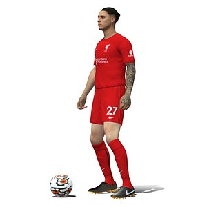 3D Darwin Nunez model