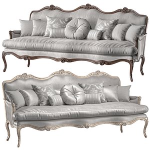 3D antique louis sofa art 245 model