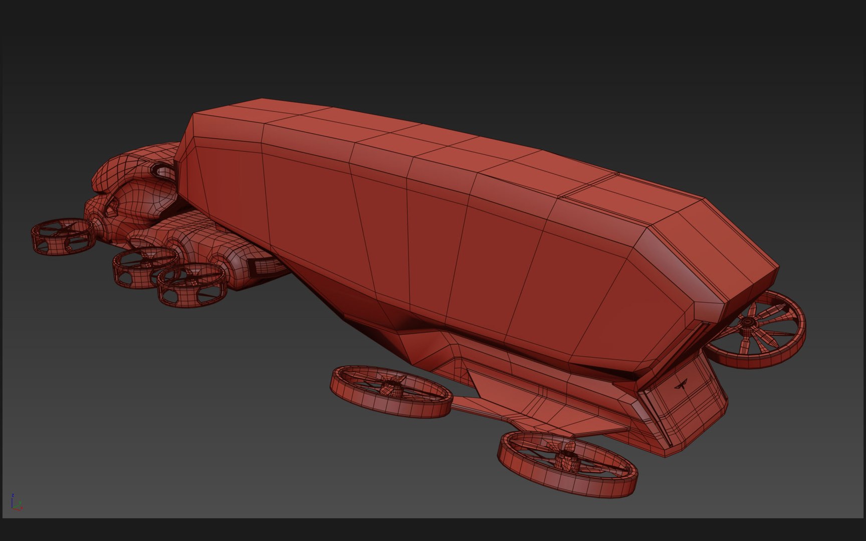T-Copter Truck 65 model - TurboSquid 2132396
