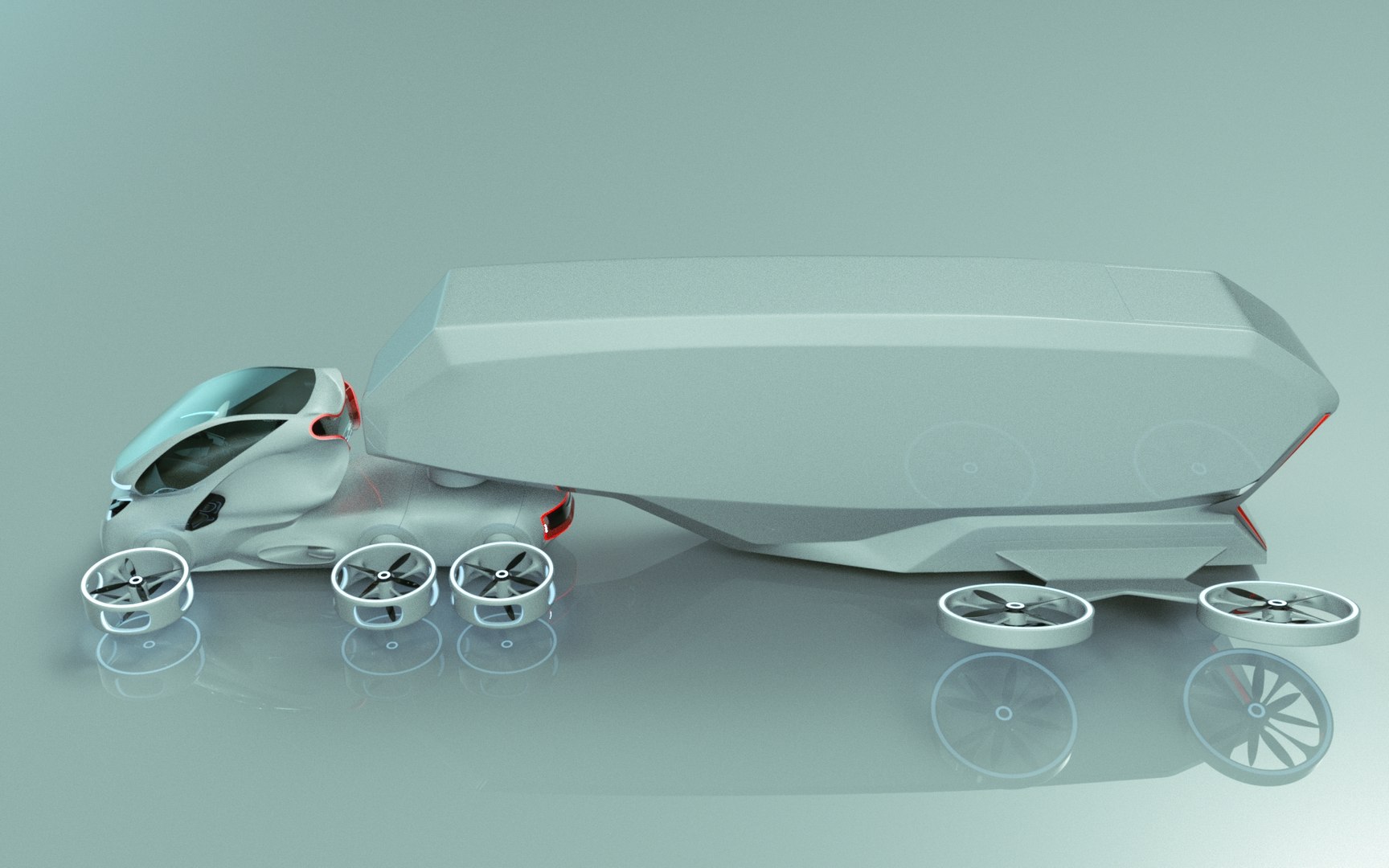 T-Copter Truck 65 Model - TurboSquid 2132396
