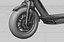 Modelo 3D de uma scooter elétrica