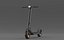 Modelo 3D de uma scooter elétrica