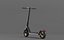 Modelo 3D de uma scooter elétrica