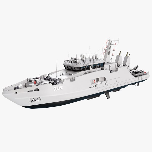 3D ADV Cape Naturaliste Cape-Class Patrol Boat