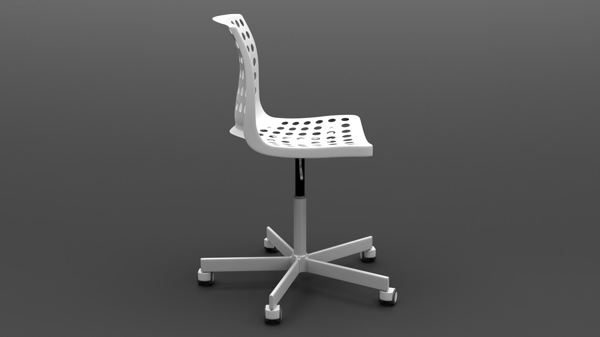 3D IKEA Sporren Skalberg Swivel Chair Model TurboSquid 1839697