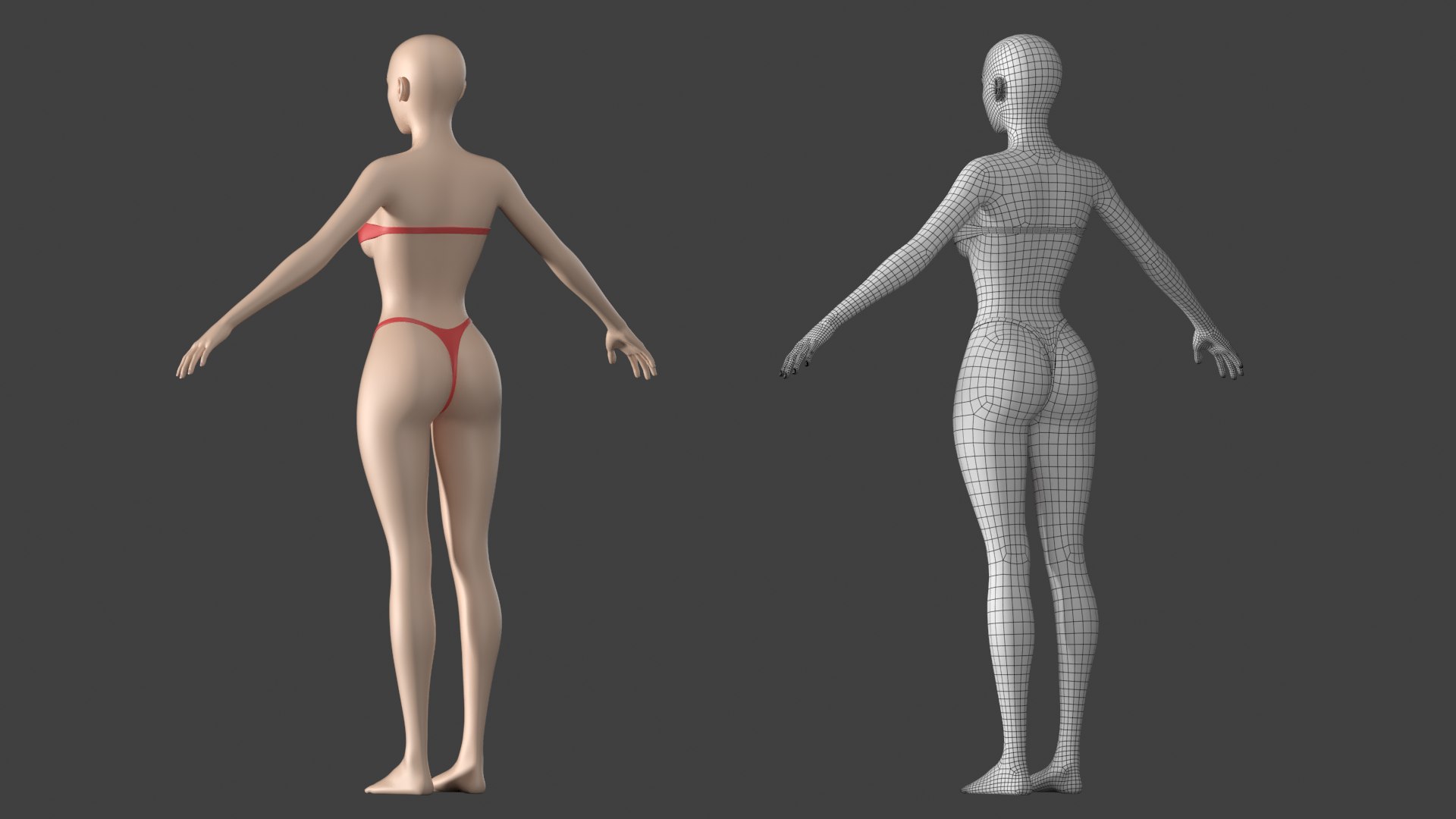 Stylized Female 01 T-Pose Generic Mesh 3D model - TurboSquid 1818408