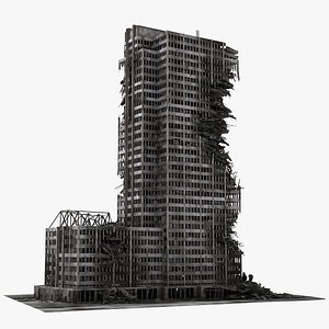 Ruined Damaged Building 3