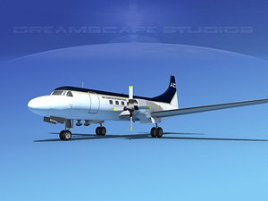 3d propellers convair cv-580 charter model