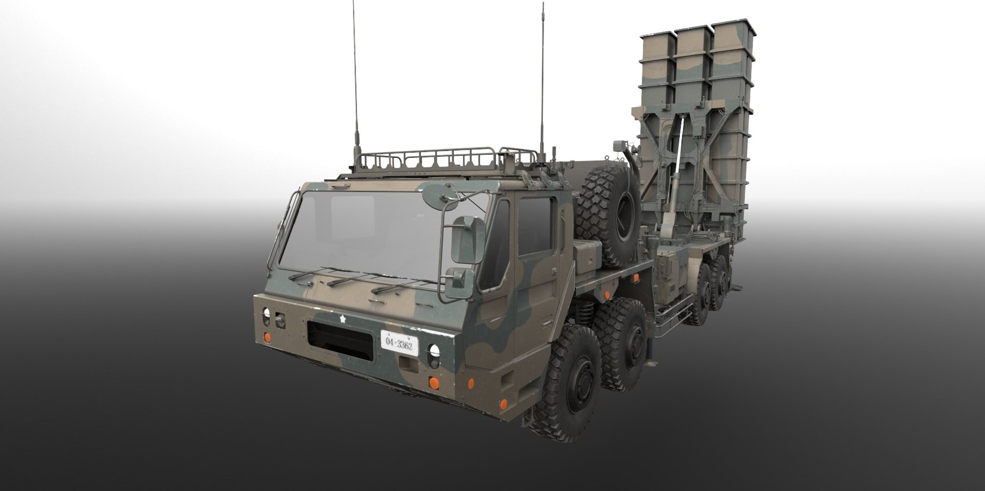 Type-03 Chu-SAM Defense System 3D Model - TurboSquid 2525754