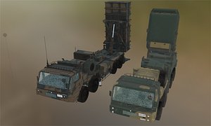 Type-03 Chu-SAM Defense System 3D model