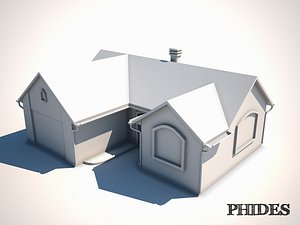 house untextured 3D model