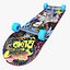 Coleção de pele cega de trovão de skate