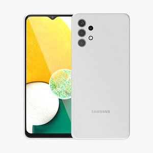 Samsung Galaxy A13 White 3D