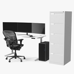 Control Desk Office Workstation