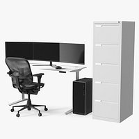 Control Desk Office Workstation
