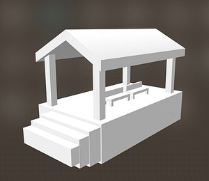 3D railway station model