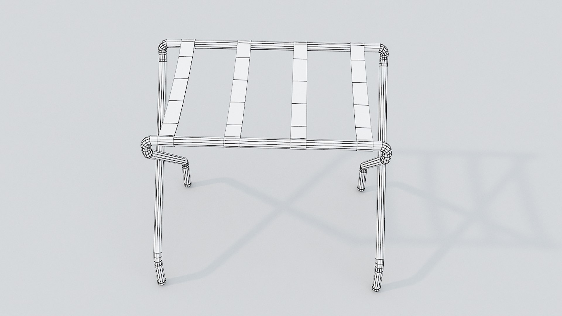 3D Suitcase Rack Model - TurboSquid 1734159