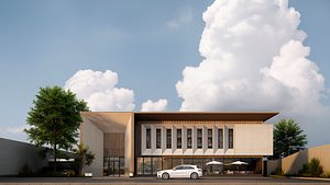Model MModern Commercial Building