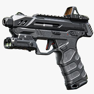 Pistol Concept 3D model