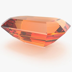 Emerald Cut Imperial Topaz