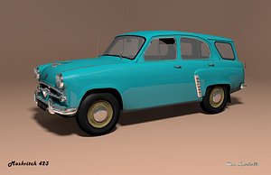 3ds mzma 423 moskvitch