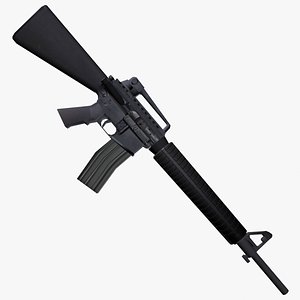 free m16 m16a4 a4 3d model