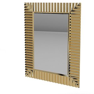 3d model wall mirror art