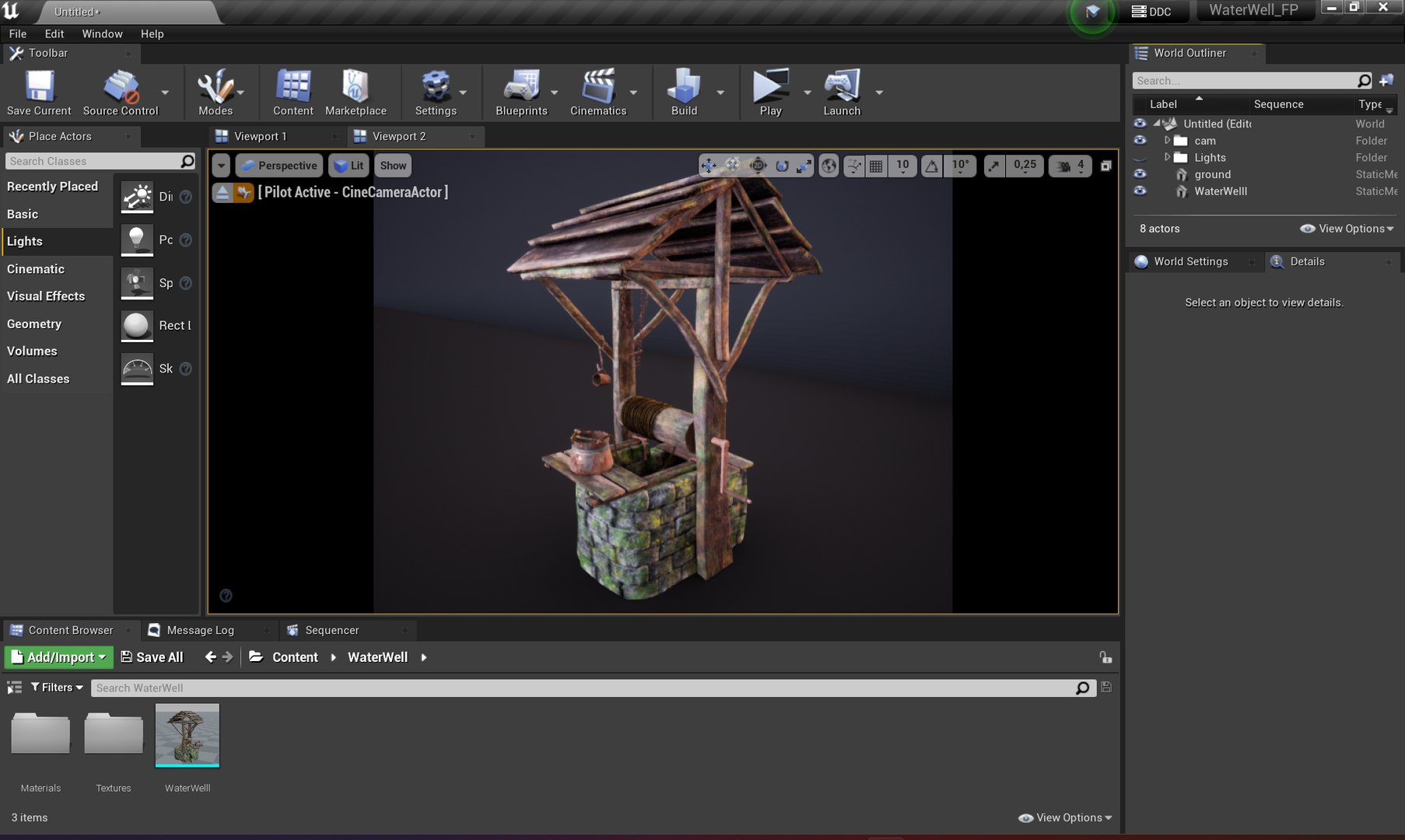 Water Well 3D - TurboSquid 2061812