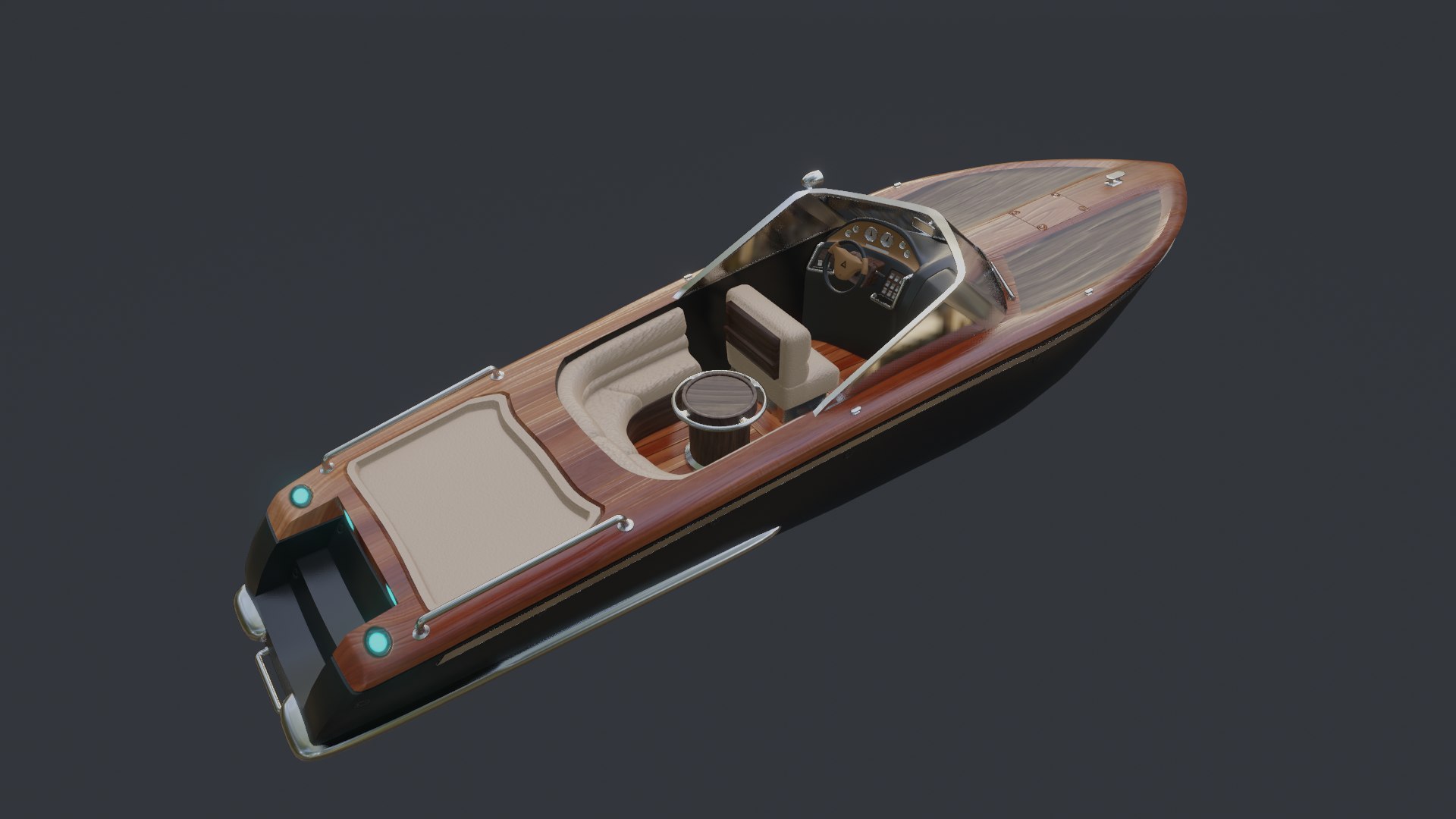 3D Speedboat Model - TurboSquid 2028720