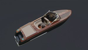3D Speedboat model