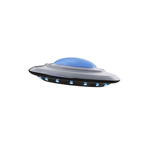 Stylized Cartoon UFO