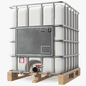 IBC Fluid Container 1000 Litre Wooden Pallet