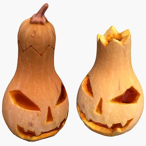 pumpkins faces scanned 3d max
