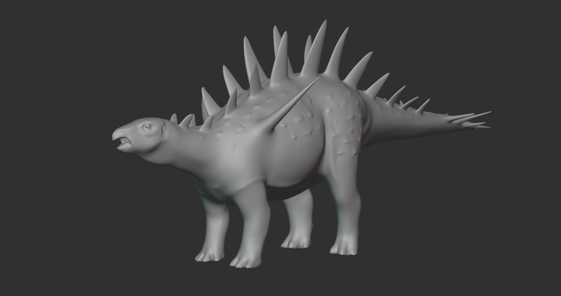 3D Chungkingosaurus Basemesh Low Poly - TurboSquid 1993674