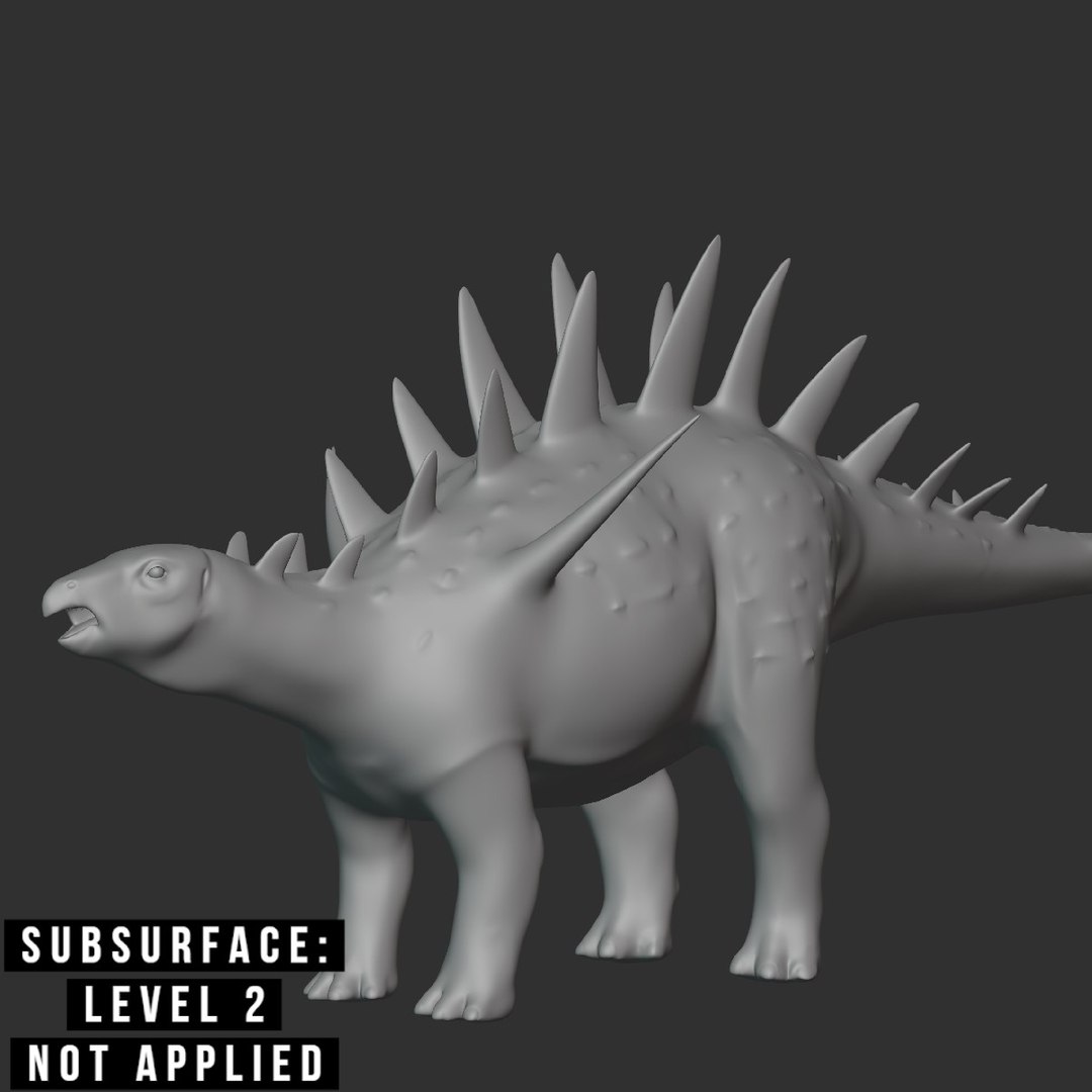 3D Chungkingosaurus Basemesh Low Poly - TurboSquid 1993674