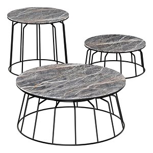 roche bobois vogue cocktail table 3D model