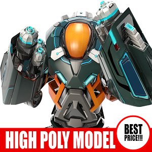 robot bot t 3d model