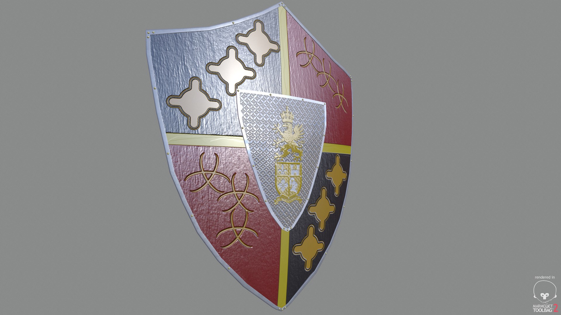 Medieval kite shield model - TurboSquid 1311068