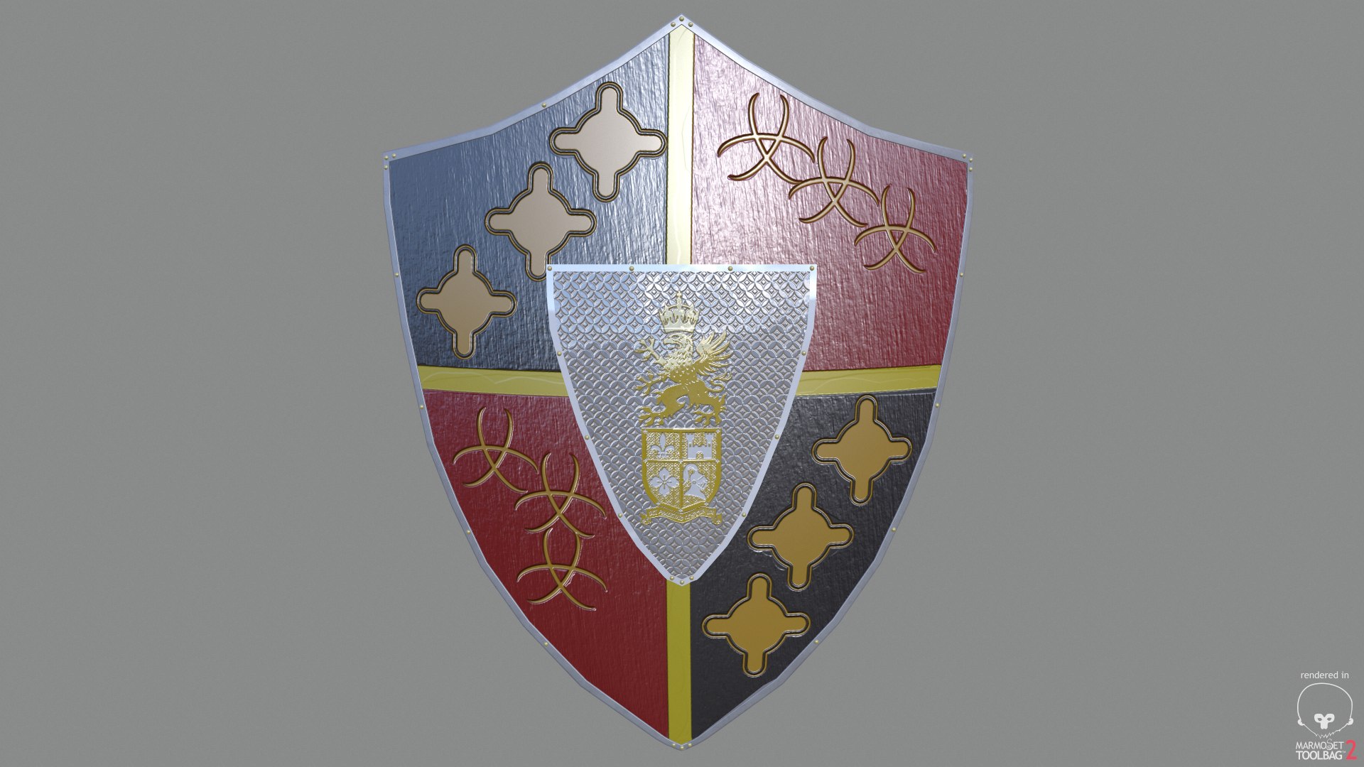 Medieval kite shield model - TurboSquid 1311068