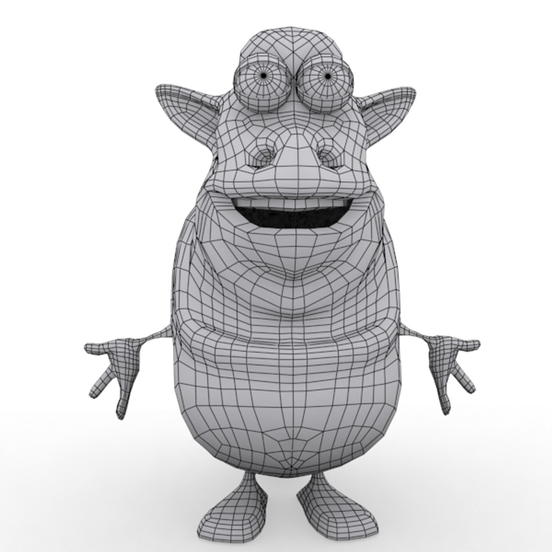 3D Cartoon Monster - TurboSquid 1427587