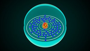 3D Mercury Chemical Element model