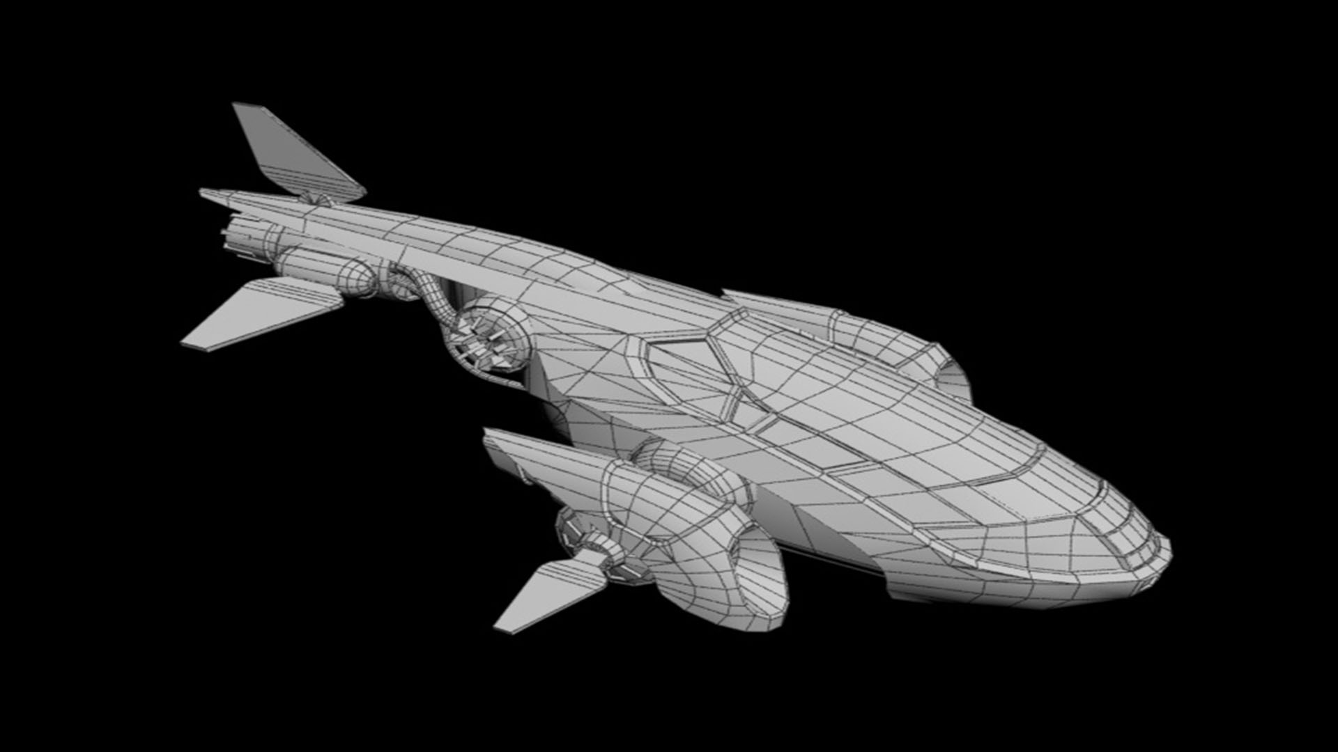 Small spaceship 3D model TurboSquid 1343281