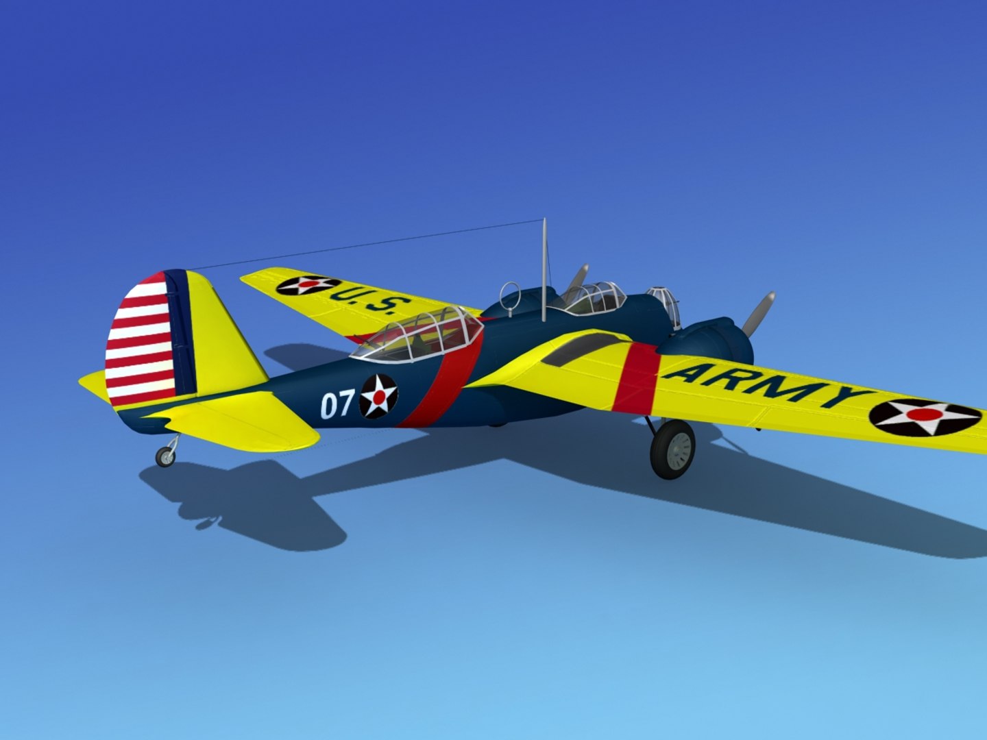 3d Propellers Martin B-10 Bomber