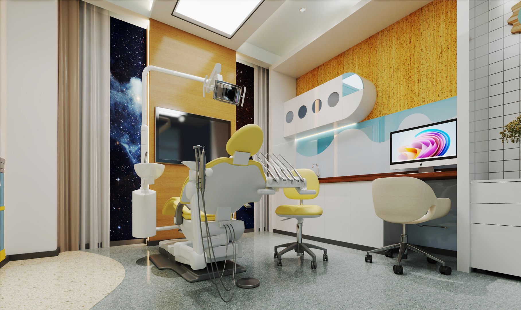 3D Children Dental Clinic- Hospital- Medical Care Model - TurboSquid ...